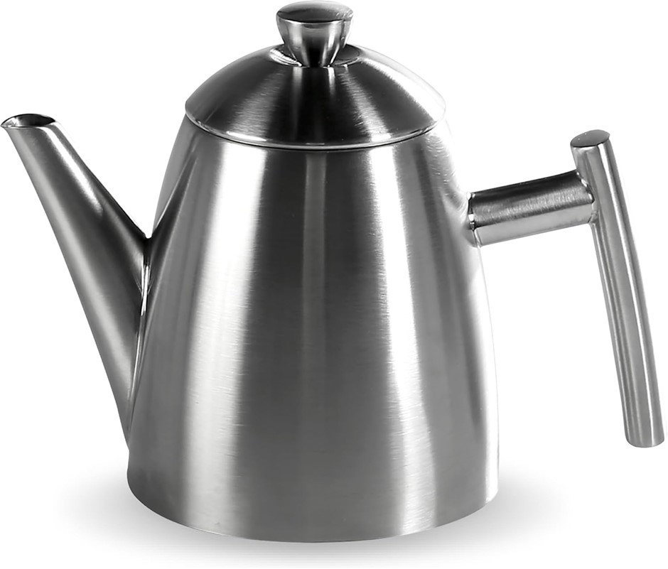 FRIELING Elegant Primo Teapot with Infuser Set, 34 fl. oz., Mirror Finish.