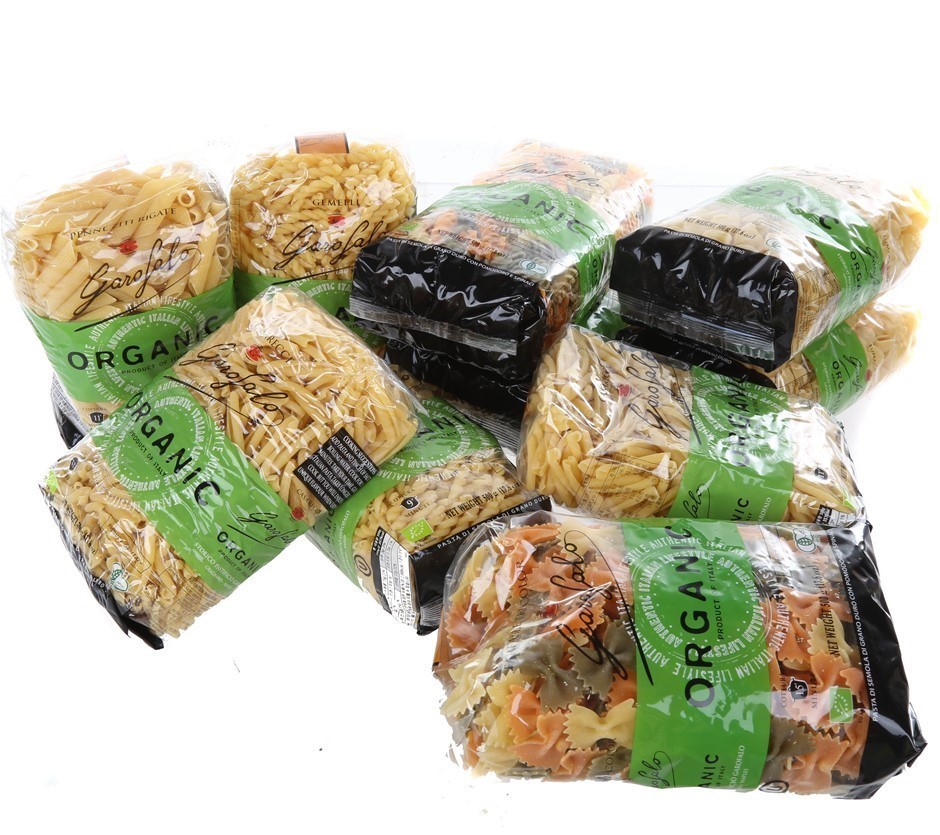 10 x 500g Packs of GAROFALO Organic Mixed Pastas. Best Before: 06/2027.
