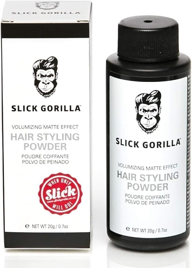 2 x SLICK GORILLA Hair Styling Texture Powder, Volumizing Matte Effect, 20g