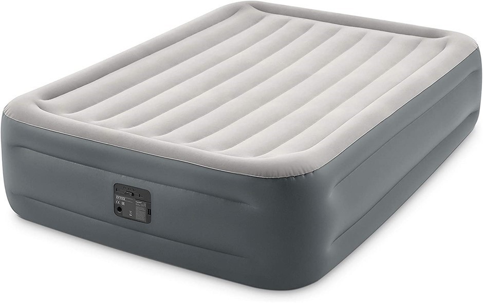 INTEX 64126NZ Dura-Beam Plus Essential Rest Air Mattress: Fiber-Tech – Quee
