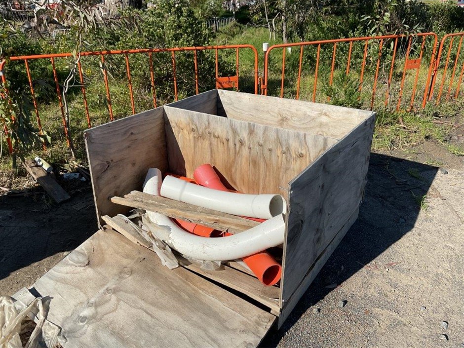 Box with Assorted PVC Pipes Auction (0315-3035881) | Grays Australia