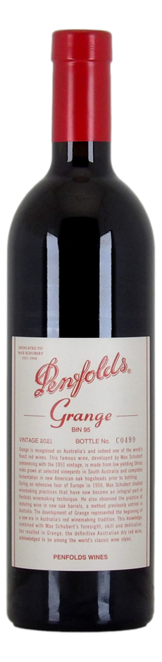 Penfolds Grange Shiraz 2021 (1x 750mL), Barossa.