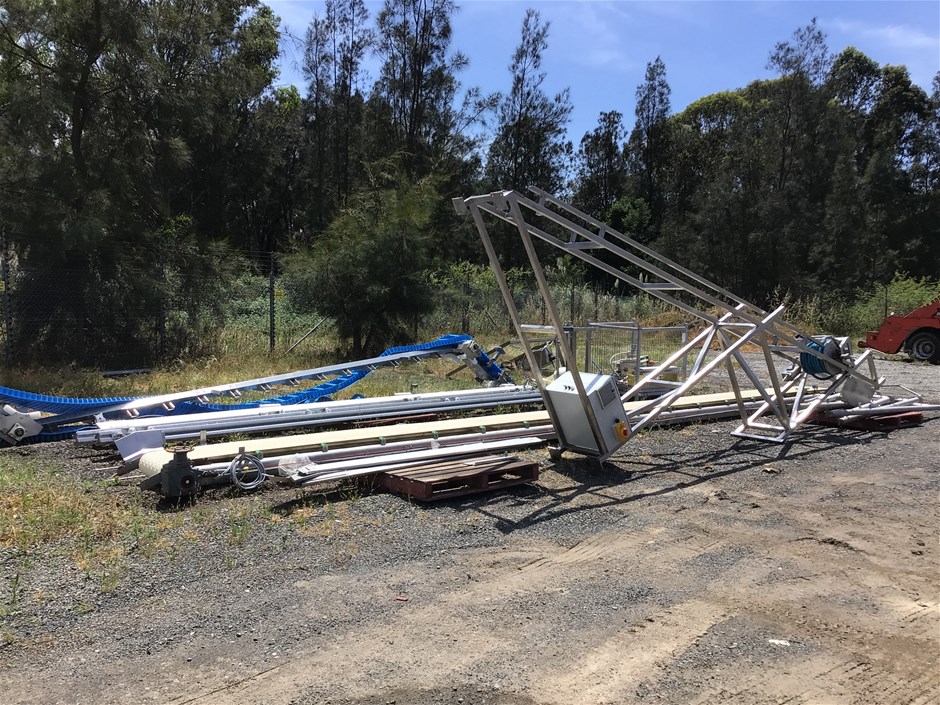 Bulk Lot of Assorted Conveyors with Stainless Steel Frames
