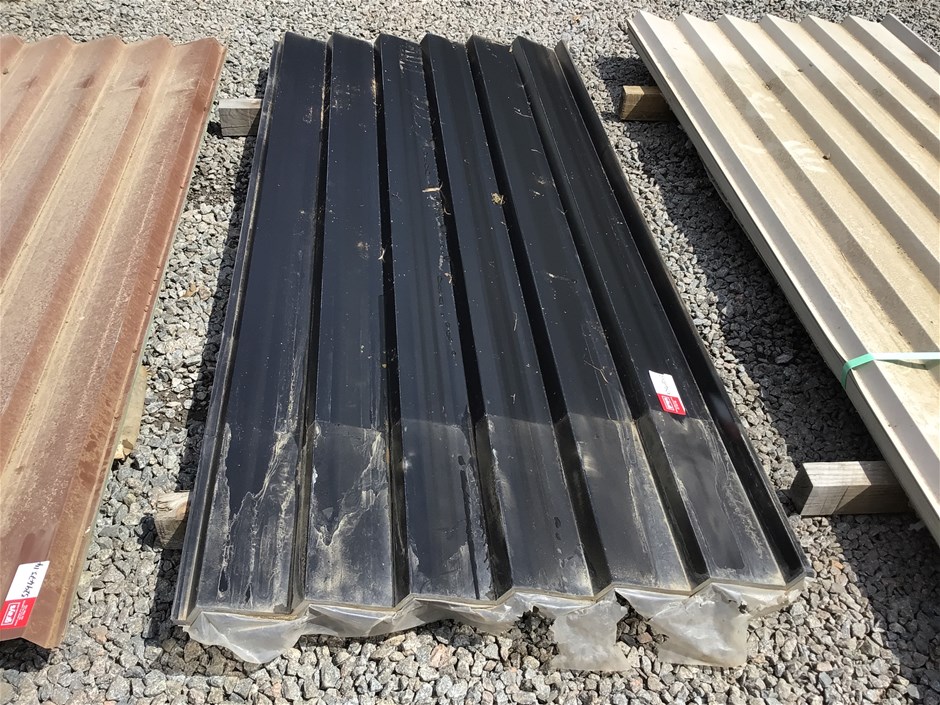 20 x Unused Colorbond Sheets (Black)