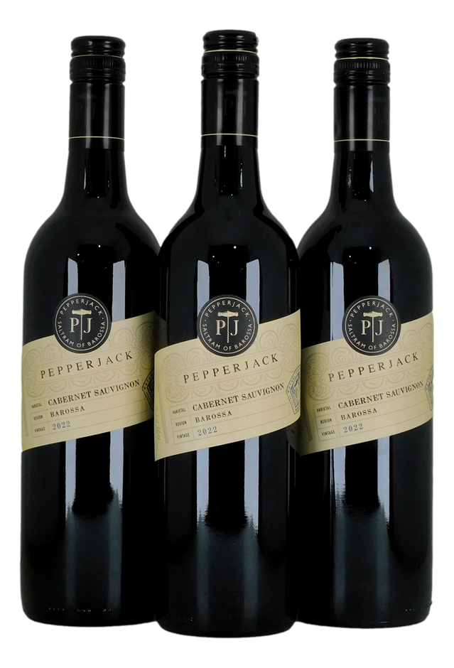 Pepperjack Cabernet Sauvignon 2022 (3x 750mL) SA