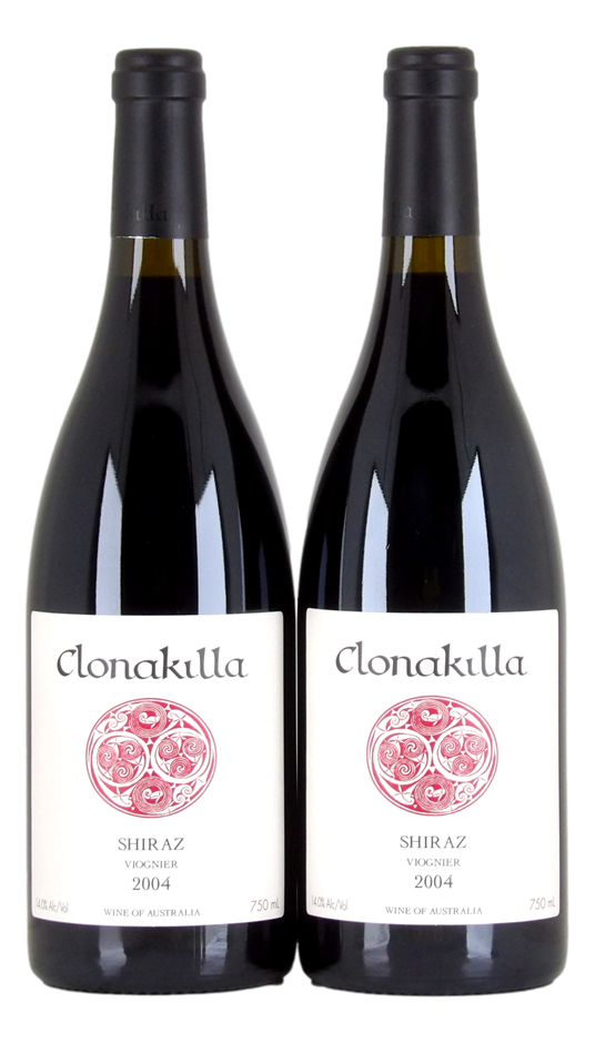CLONAKILLA Shiraz Viognier 2004 (2x 750mL), Canberra District. 5* Prov