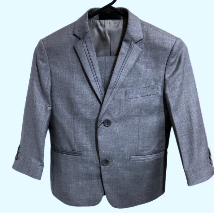BUSINESS SUIT SET For KIDS Size 4R - Charcoal