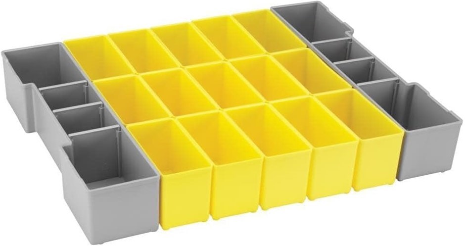 BOSCH ORG1A-YELLOW Organizer Set for L-BOXX-1A, Part of Click and Go Mobile