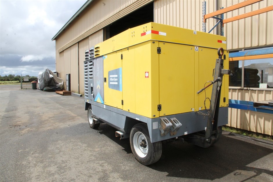 2021 Atlas Copco YA3025725MW101817 Air Compressor, Trailer Mount