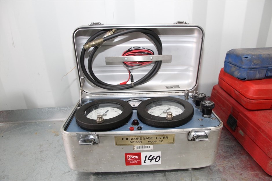 Metron 350 Pressure Cage Tester with Alloy Case Auction (0140-5061370 ...