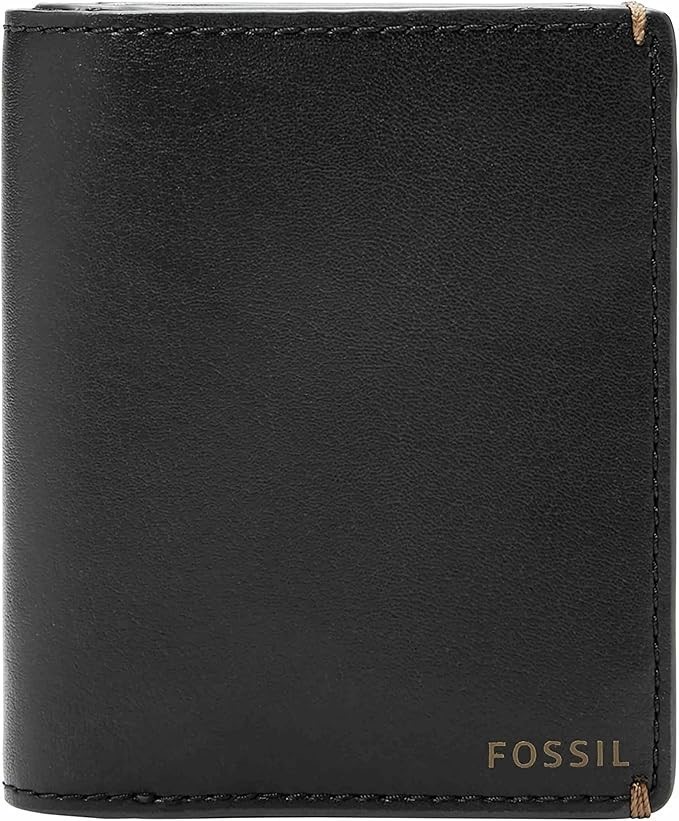 FOSSIL Men's Joshua Coin Bifold Wallet, Black, ML4478001. Buyers Note - Di