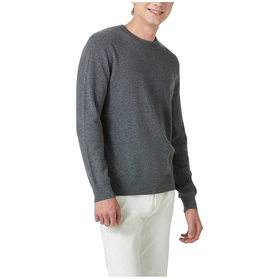 LYDIA VINE Men's Cashmere Sweater, Size L, 100% Cashmere, Charcoal. RRP: $7