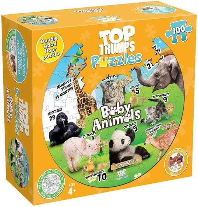 Top Trumps Winning Moves WMA Baby Animals Top Trumps Puzzle Puzzle