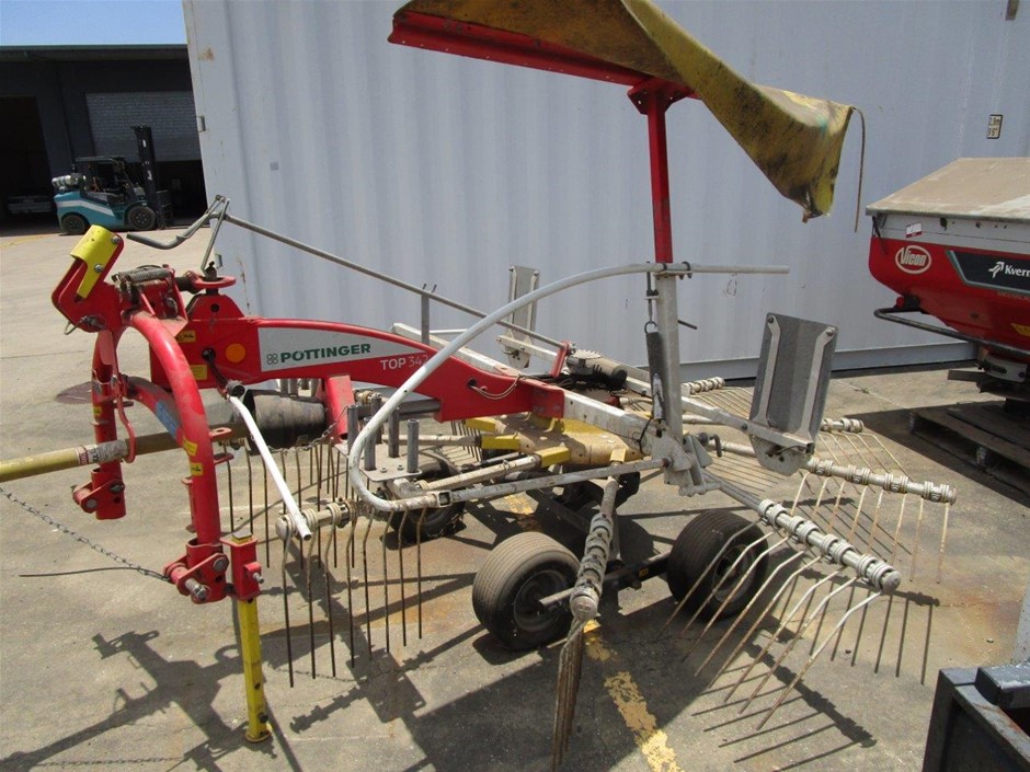 No Reserve Single Rotor Hay Rake and Rotary Tiller