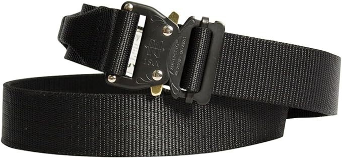 FUSION Unisex Riggers Fusion Riggers Belts, Size M, Colour: Black.