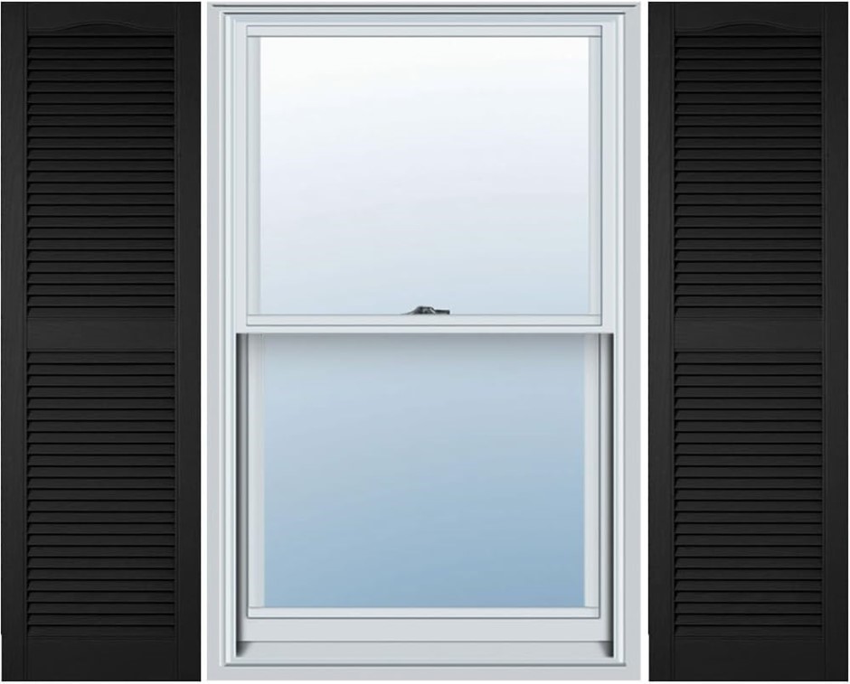 EKENA MILLWORK Lifetime Vinyl LL1S12X02500BL Standard Cathedral Top Center