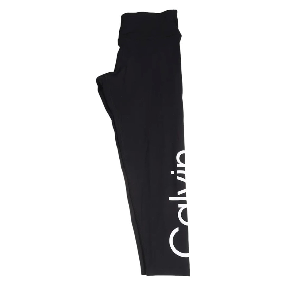 CALVIN KLEIN Performance Leggings, Size XS, Polyester/Spandex, Black.