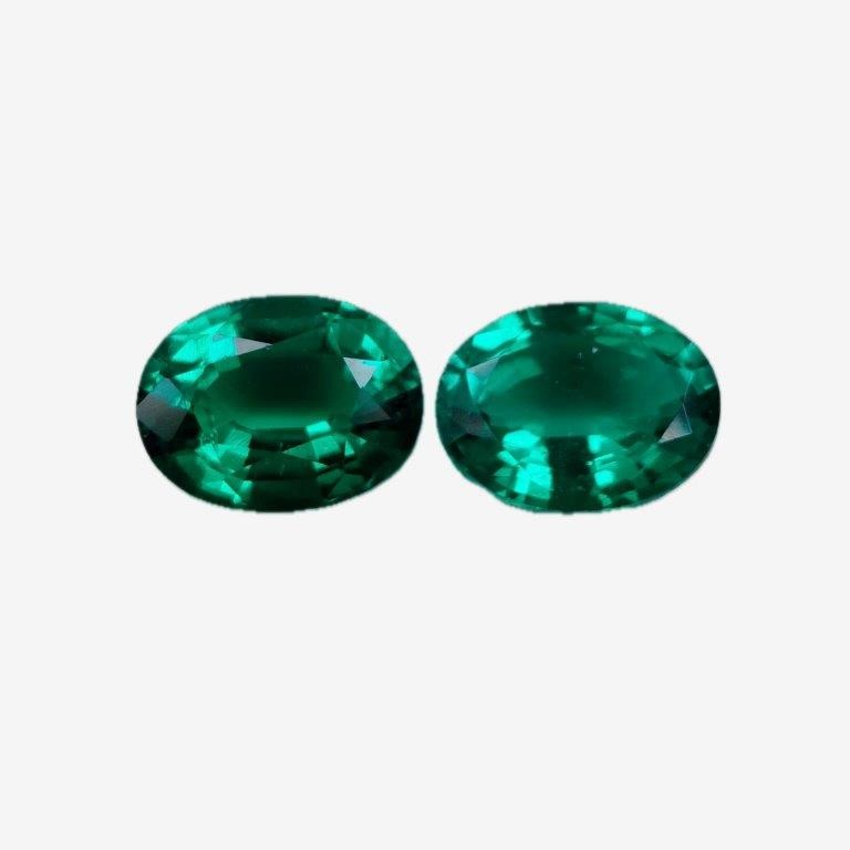 Lab Emerald 9x7mm