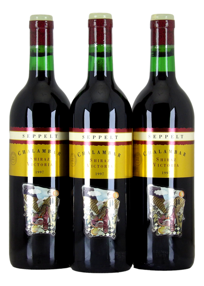 Seppelt Chalambar Shiraz 1997 (3x 750mL), Victoria. 5* Prov