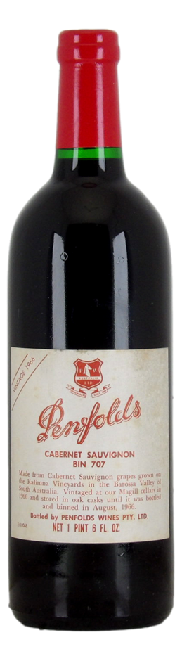 PENFOLDS Bin 707 1966 Re-Corked Clinic 2012 (1x 1 PINT 6 FL OZ), SA 5* Prov