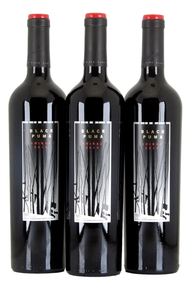 Warrenmang Black Puma Shiraz 2015 (3x 750mL), Pyrenees. 5* Prov