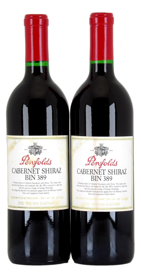 PENFOLDS Bin 389 1987 Re-Corking Clinics 2012 (2x 750mL), SA 5* Prov