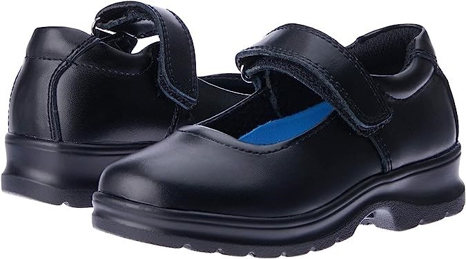 GROSBY Kids' Ella Jnr 2 Shoes, Size 1, Black.