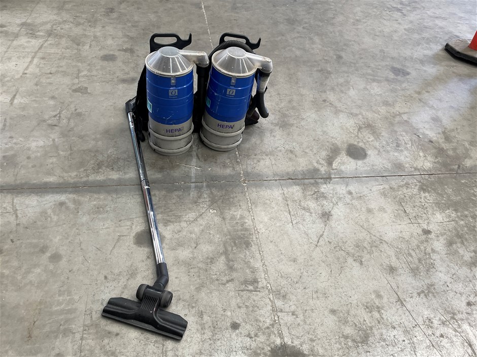 <p>2 x Origin 150BV Commercial Backpack Vacuum Cleaner</p>