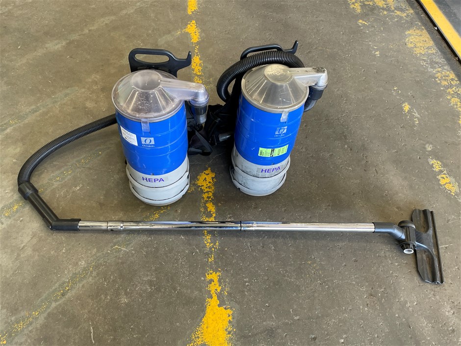 <p>2 x Origin 150BV Commercial Backpack Vacuum Cleaner</p>