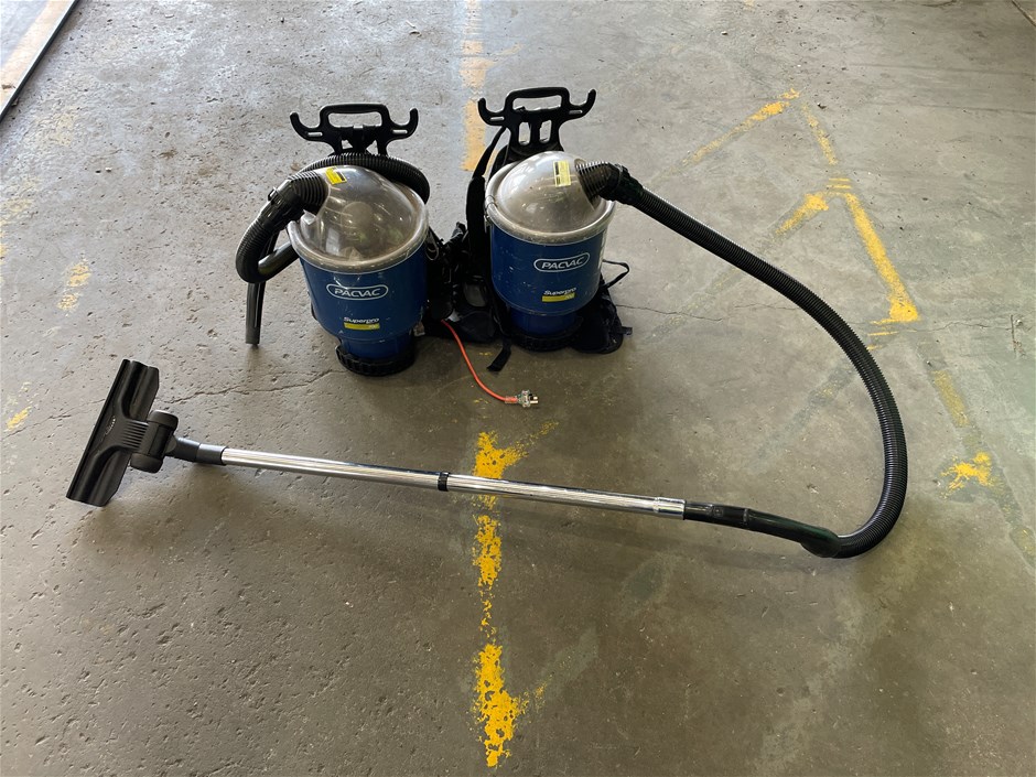 <p>2 x Pacvac Superpro700 Backpack Vacuum Cleaner</p>