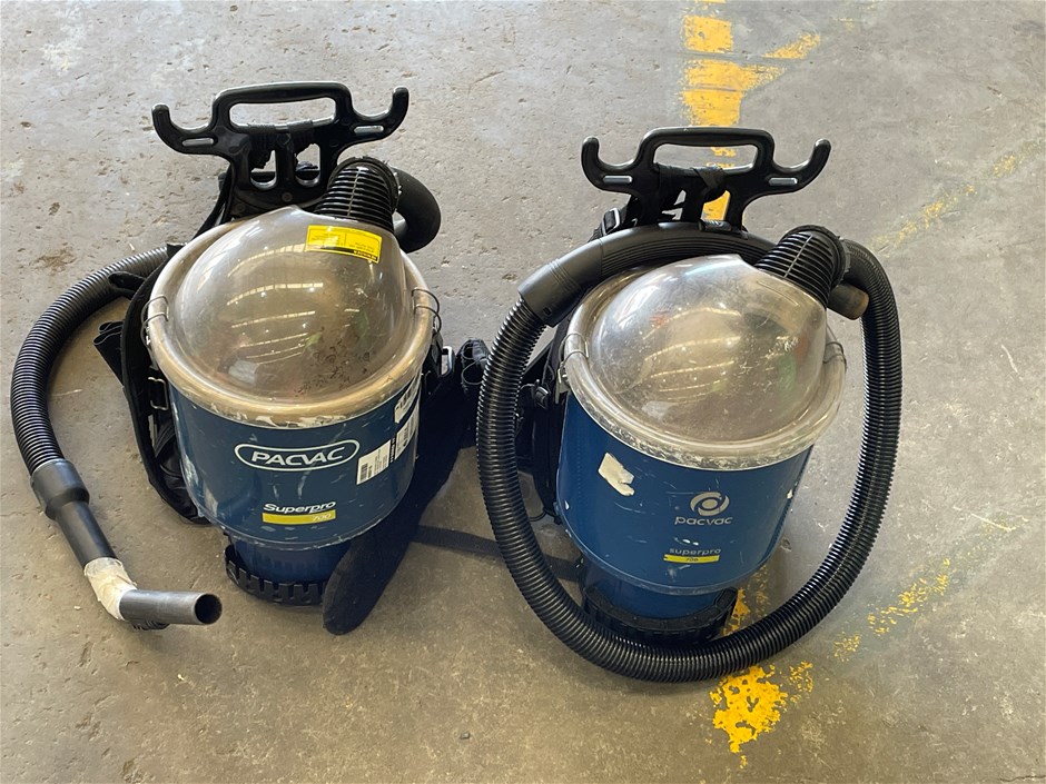 <p>2 x Pacvac Superpro700 Backpack Vacuum Cleaner</p>