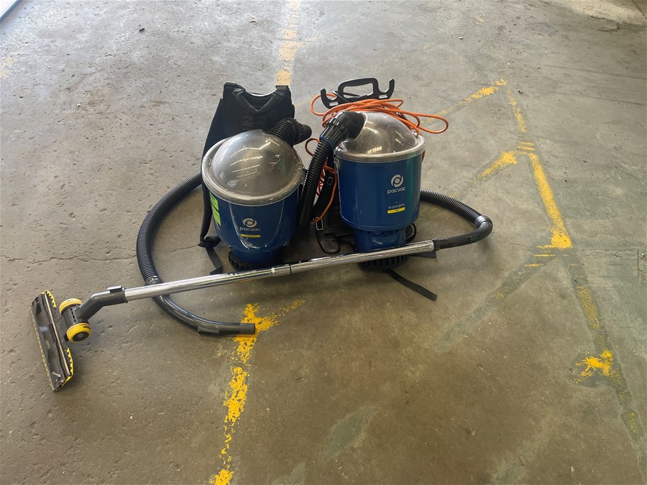 <p>2 x Pacvac Superpro Packpack Vacuum </p>