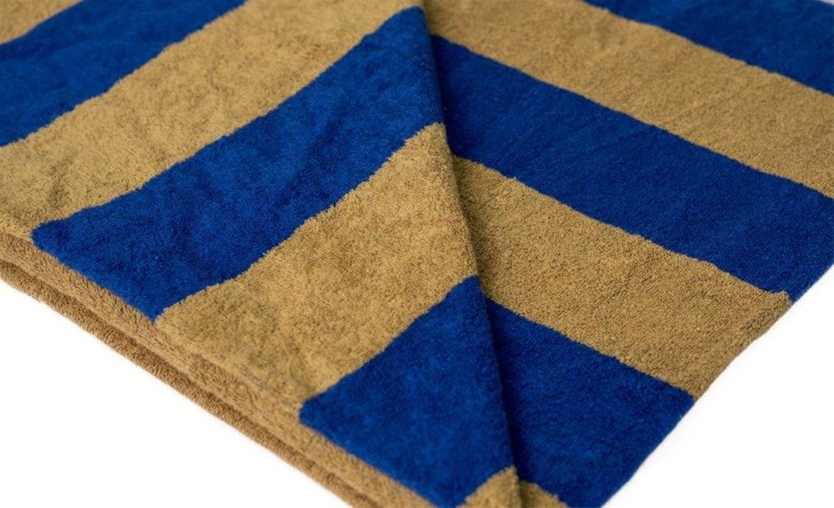 Oversized 100% Cotton, Yarn Dyed Beach Towel (Qty x 2)