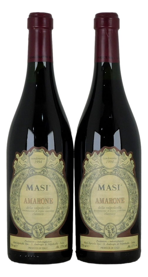Masi Amarone 1994 (2x 750mL), Italy.