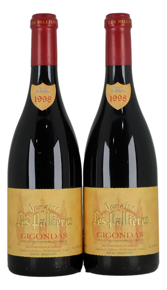 Domaine les Pallieres Gigondas 1998 (2x 750mL), Rhone