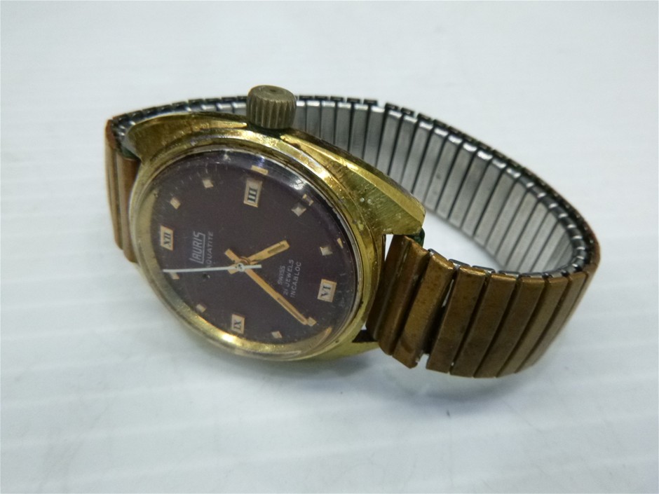 Vintage Lauris Quatite 21 jewels Incabloc Watch