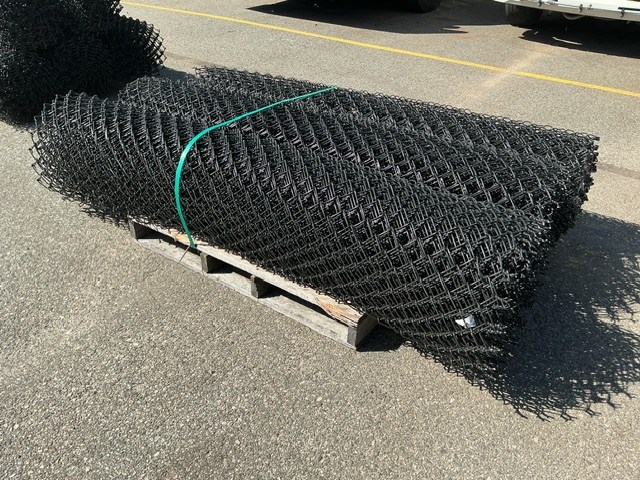 Pallet of 3 x Fencing Mesh Rolls Black