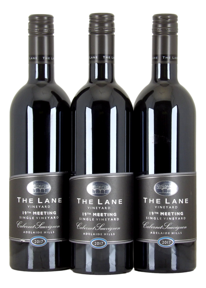 The Lane 19th Meeting Cabernet Sauvignon 2017 (3x 750mL), Adelaide Hills
