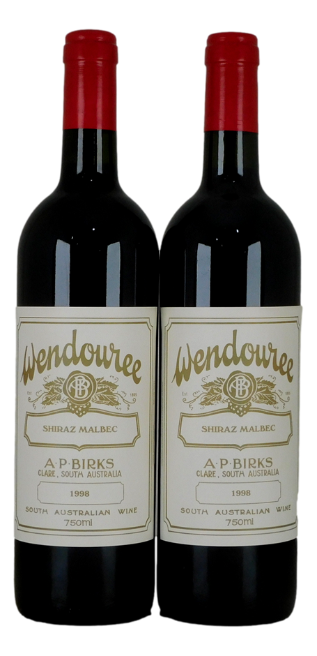 Wendouree Shiraz Malbec1998 (2x 750mL), Clare Valley