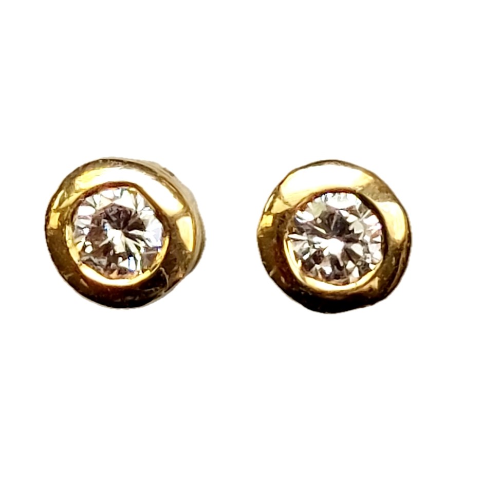 9ct Diamond Stud