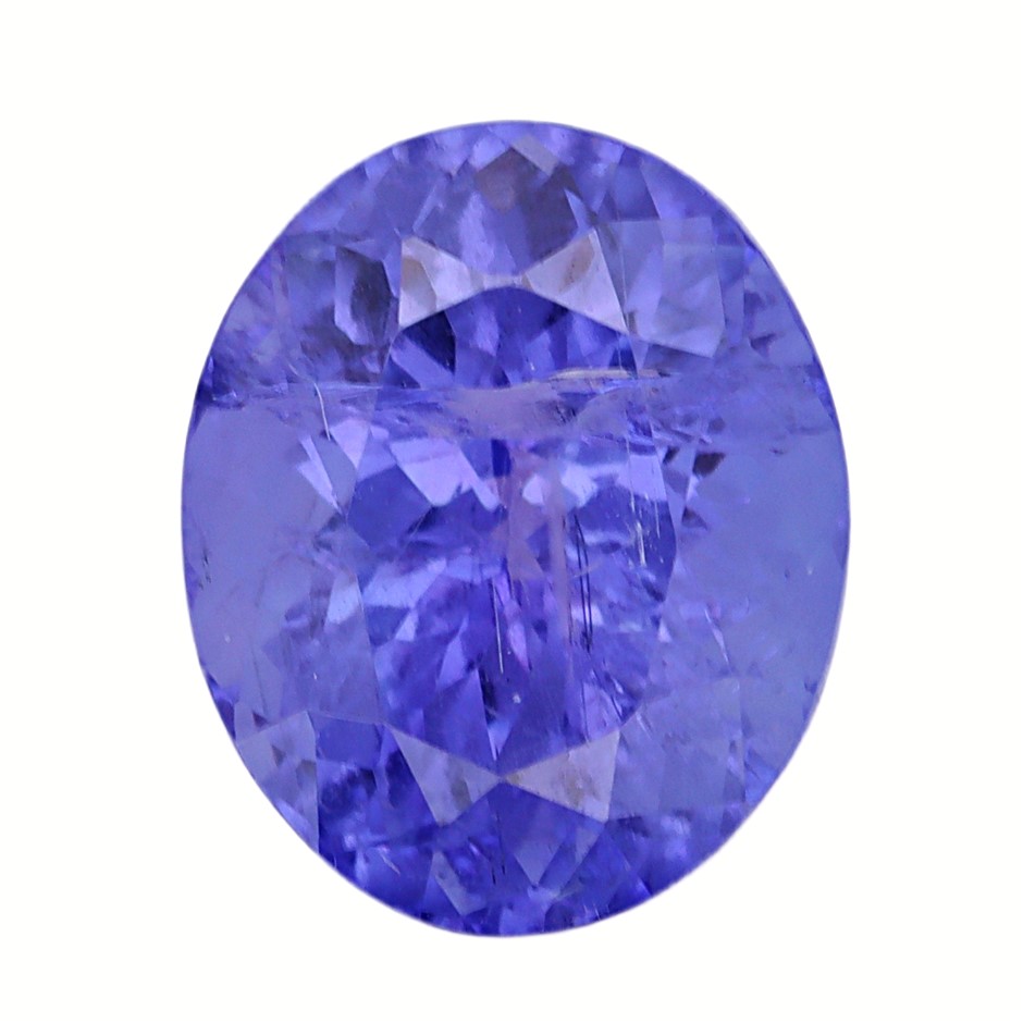 4.95 Carats Cornflower Tanzanite