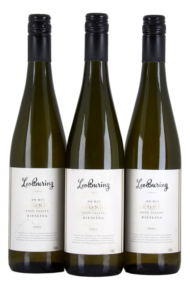 Leo Buring DW H17 Leonay Eden Valley Riesling 2004 (3x 750mL)