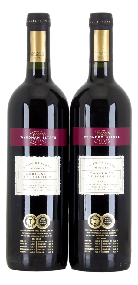 Wyndham Show Reserve Mudgee Cabernet Sauvignon 1996 (2x 750mL)