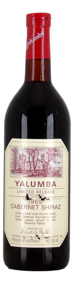 Yalumba Limited Release Cabernet Shiraz 1969 (1x 750mL)