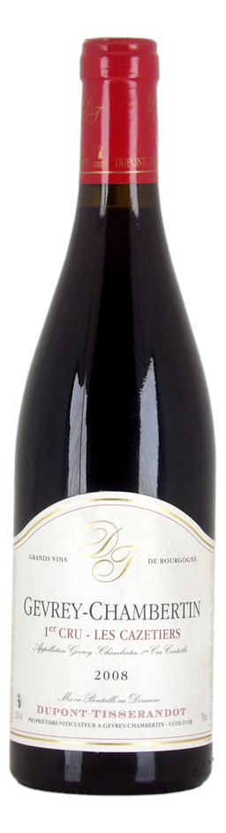 Dom. Dupont-Tisserandot Gevrey-Chambertin Les Cazetiers 2008 (1x 750mL )