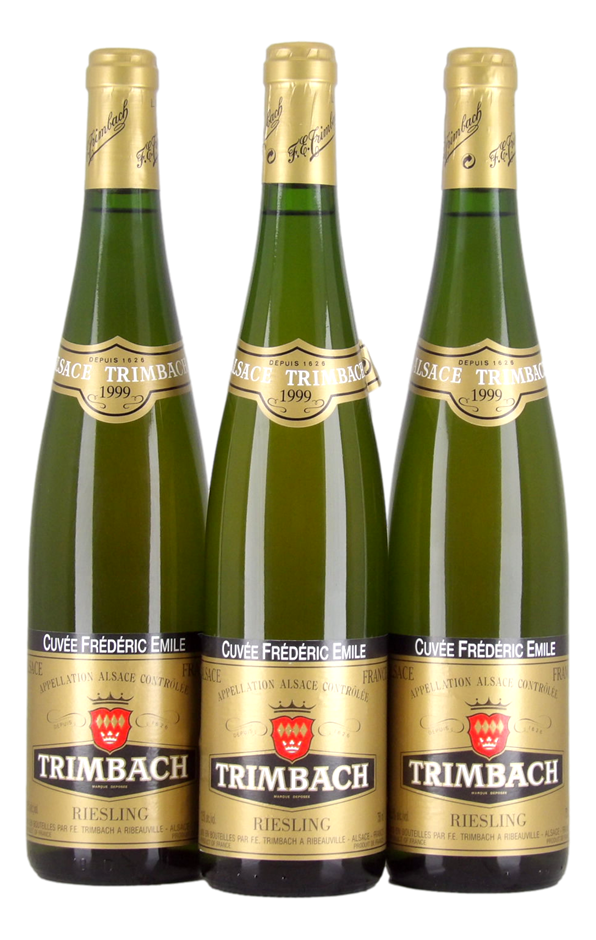 Trimbach Cuvée Frédéric Emile Riesling 1999 (3x 750mL ), France, Cork