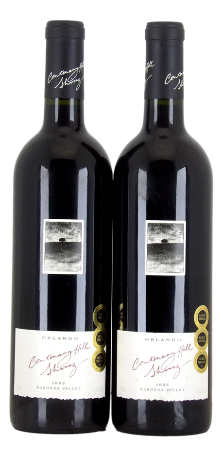 Orlando Centenary Hill Shiraz 1995 (2x 750mL) Barossa Valley