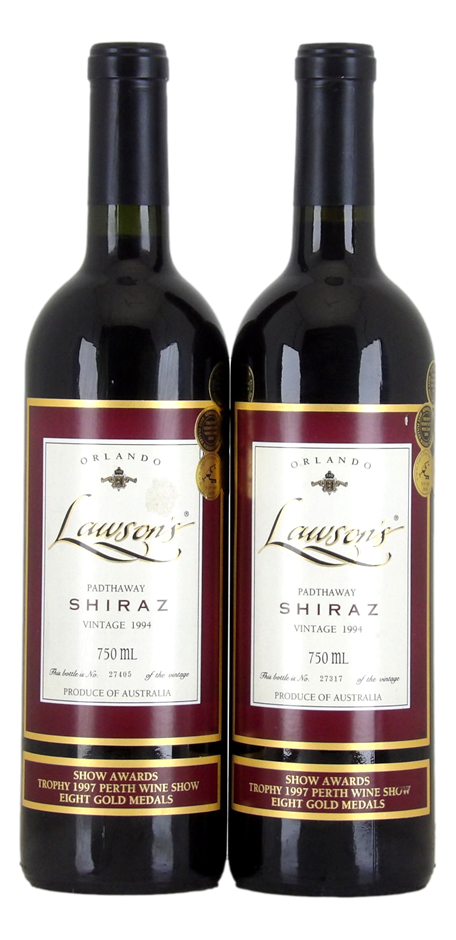 Orlando Lawson's Padthaway Shiraz 1994 (2x 750mL) SA