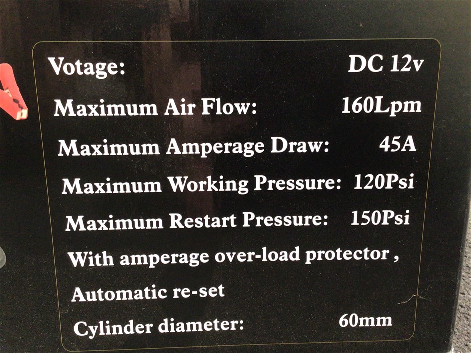 T-Max Air Compressor 160L/Min x2