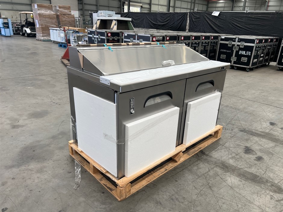 Fresh Refrigeration Prep Bench Triple Door Fridge